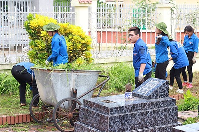 Công trình “Cải tạo, tu sửa 70 nghĩa trang, đền thờ liệt sĩ trên địa bàn thành phố”